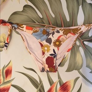 Rip Curl Floral Tie Side Bikini Bottoms